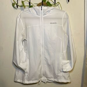 White Columbia Hiking Long Sleeve sun Protection shirt.
